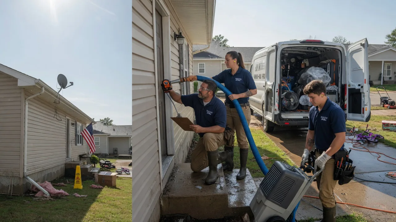 Ceiling Water Damage Restoration in Deepwater, NJ near me
